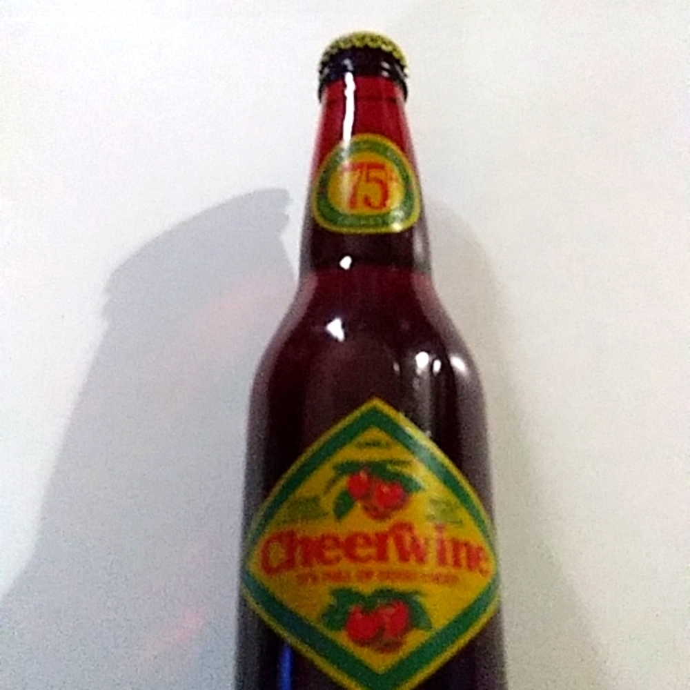 Vintage Full Unopened 12oz Bottle of Cheerwine Yellow ACL Soda Bottle